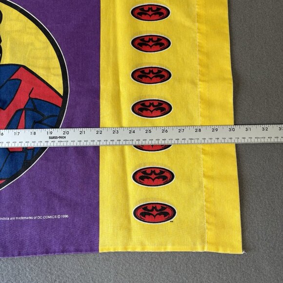 Vintage Batman & Robin, Mr. Freeze Standard Pillowcase 1996 DC Comics Retro - Picture 6 of 10